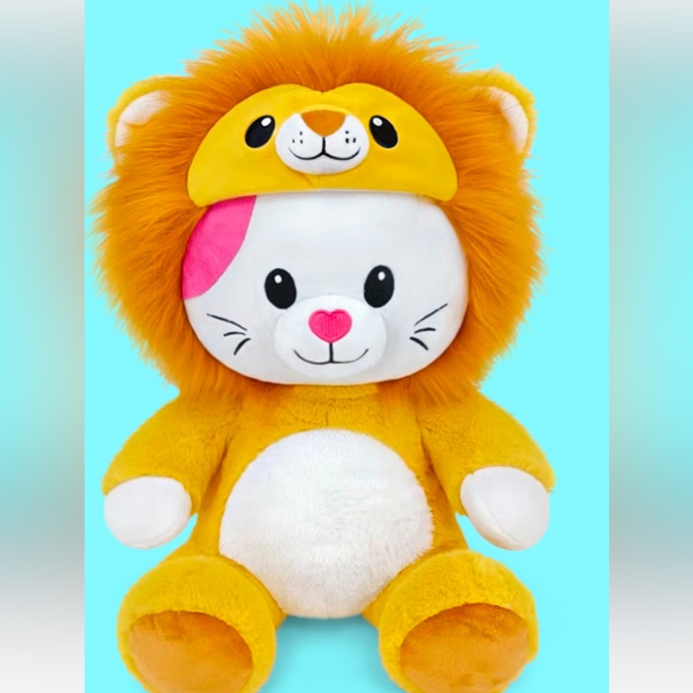 Brand New 14.5” Disguisimals WHISKERS the Lion Cat Plush toy